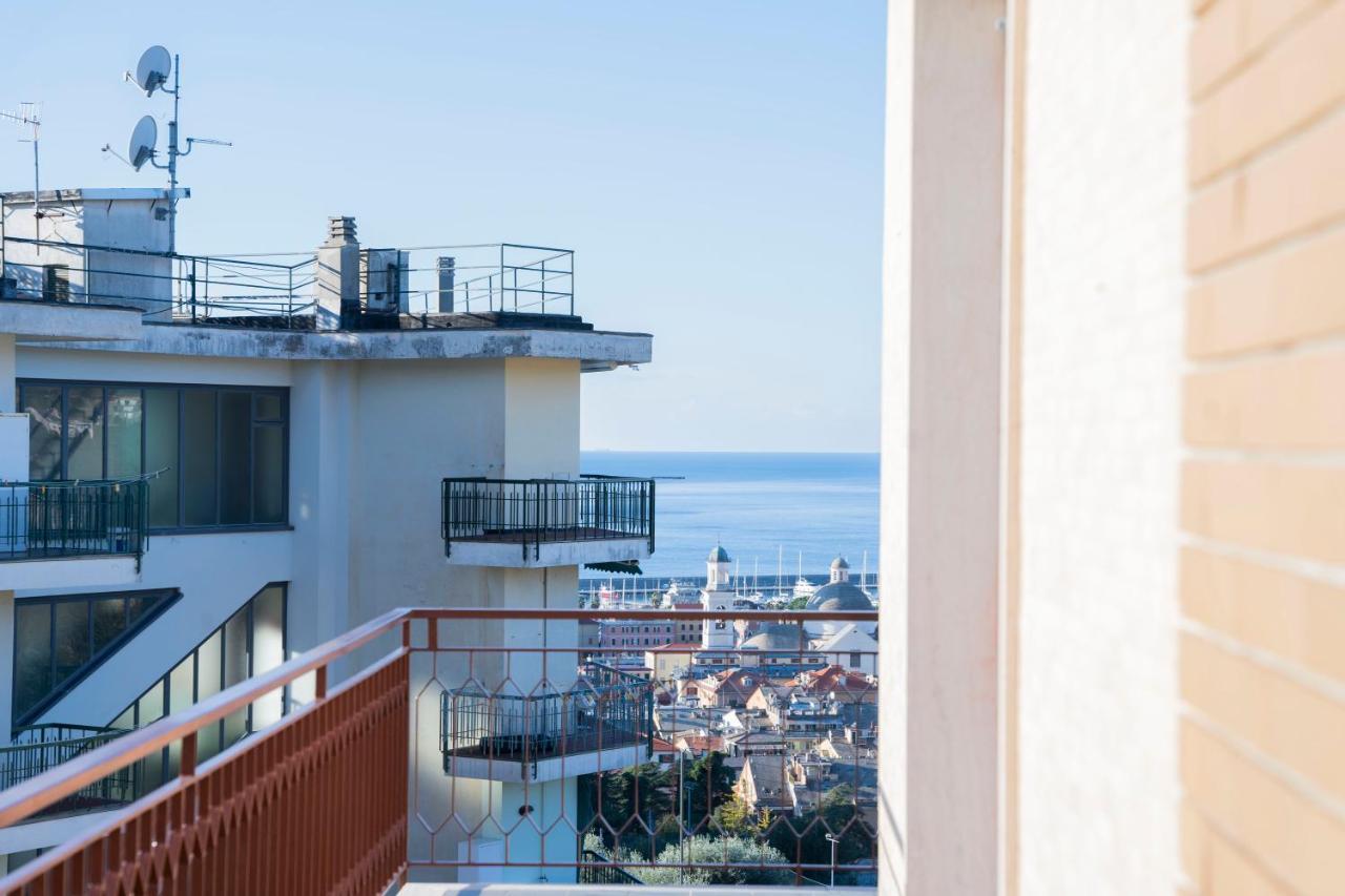 093 - Casa Panorama, Vista Mare E Vista Portofino, 500 Metri Centro Di Chiavari, Posto Auto Gratis Incluso Exterior foto